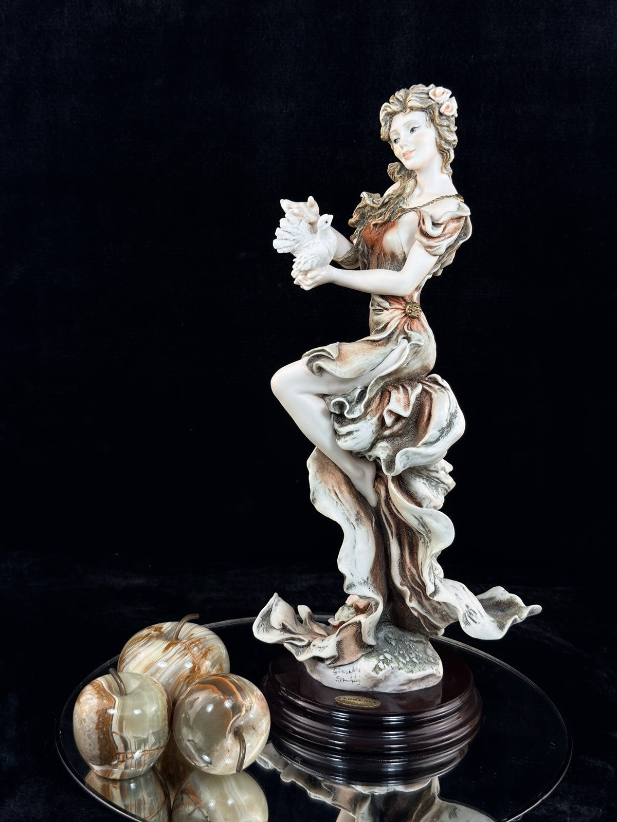 Giuseppe Armani Florence Summer Breeze Lady Figurine 14 In Italy Decor Home 19977