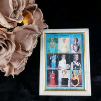 Thumbnail for Princess Diana Niger Stamp Sheet Framed 1997 Display 8