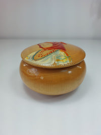 Thumbnail for Hand-Painted Wood Box Trinket Arta Lemnului, Decor Romania Bucharest Collectable3