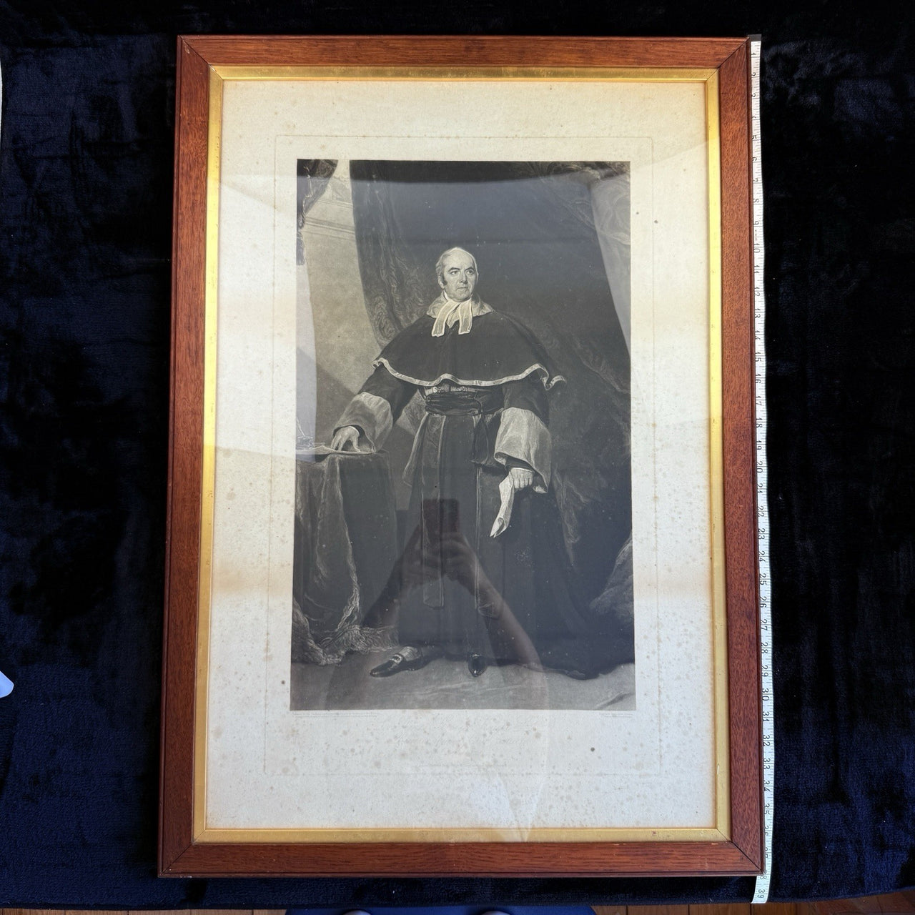 RARE Antique 1820 Engraving large print Sir Thomas Strange Knight, Chief Justice7