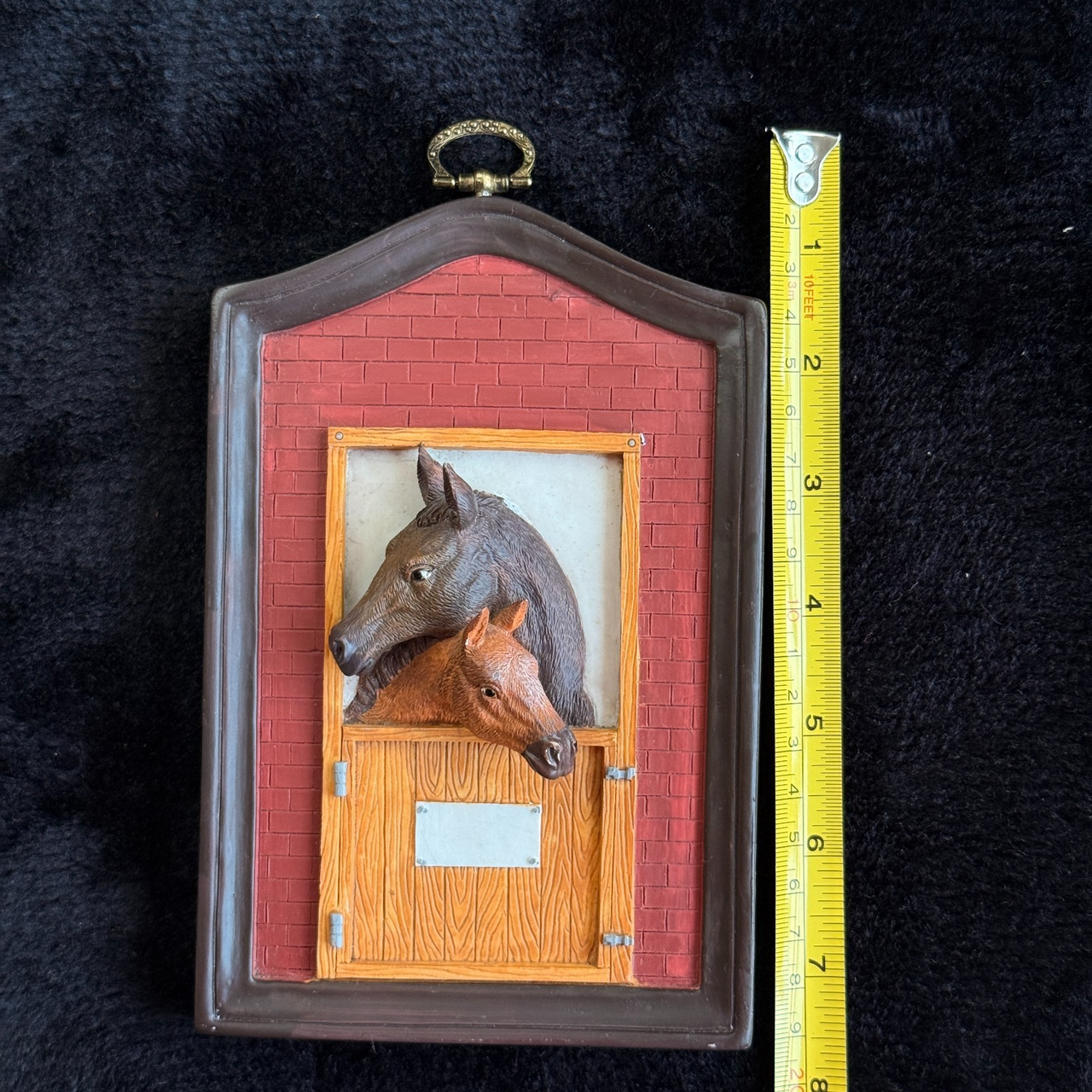 Leonardo Horse Figurines & Wall Plaque Realistic Resin Pony Models Set of 315