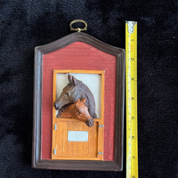 Thumbnail for Leonardo Horse Figurines & Wall Plaque Realistic Resin Pony Models Set of 315