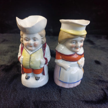 Z Crown Staffordshire Jugs Toby Style Pair 4