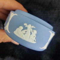 Thumbnail for Wedgwood 1954 Blue Jasperware Heart Box 2.5
