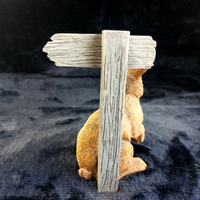 Thumbnail for Leonardo Collection 2002 To The Woods lovely Rabbit Figurine  Ornament 5.5