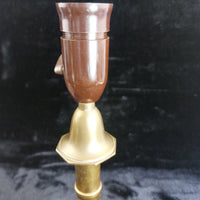 Thumbnail for Vintage Brass Lamp Table Good Patina EU Plug Classic Electric Light 15
