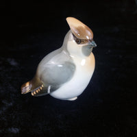 Thumbnail for USSR Porcelain Cedar Waxwing Figurine Bird 4