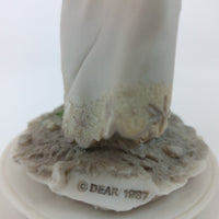 Thumbnail for Signed A. Belcari Girl with Dog Vase Capodimonte Italian Porcelain 7