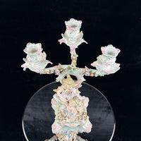 Thumbnail for Antique Dresden Meissen Style Sitzendorf Porcelain Candelabra 19th Century Decor16