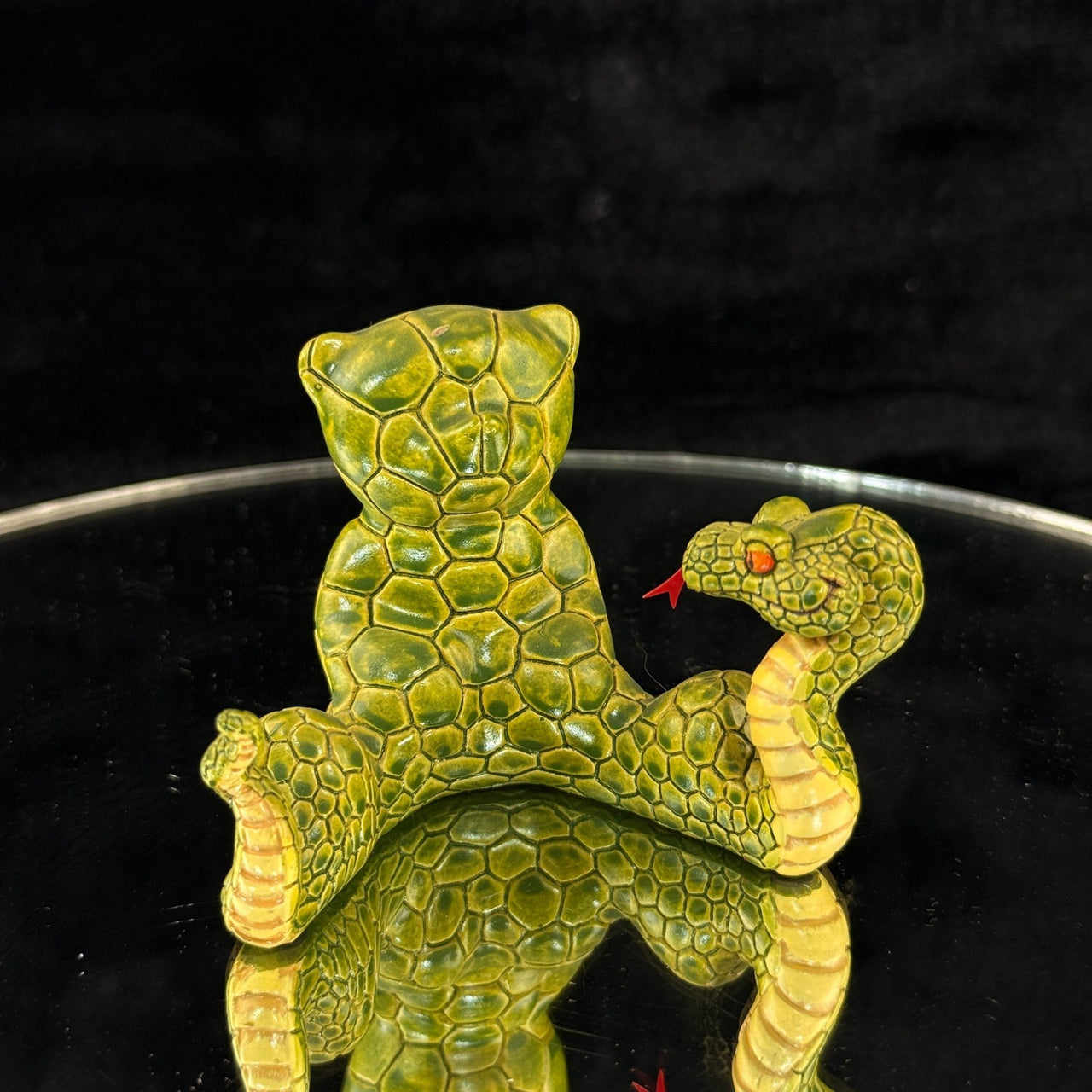 RARE Bad Taste Bear SNAKE SKIN Figurine Retired Collector's Item Humour Naughty6