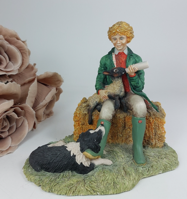 Border Fine Arts Spring Chores JH69A Scottish Country Resin Figurine Ornament .1