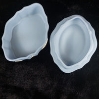 Thumbnail for Wedgwood Jasperware  Blue Oval   Elegant Vintage Collectible Trinket Box 5