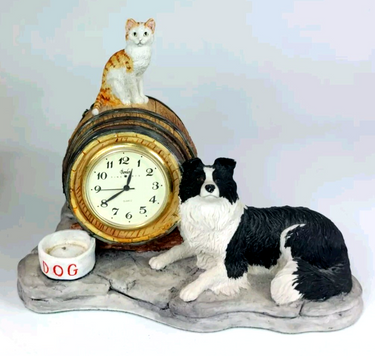 Border Fine Arts Clock Model Of Border wake Up Call, Scotland table clock decor1