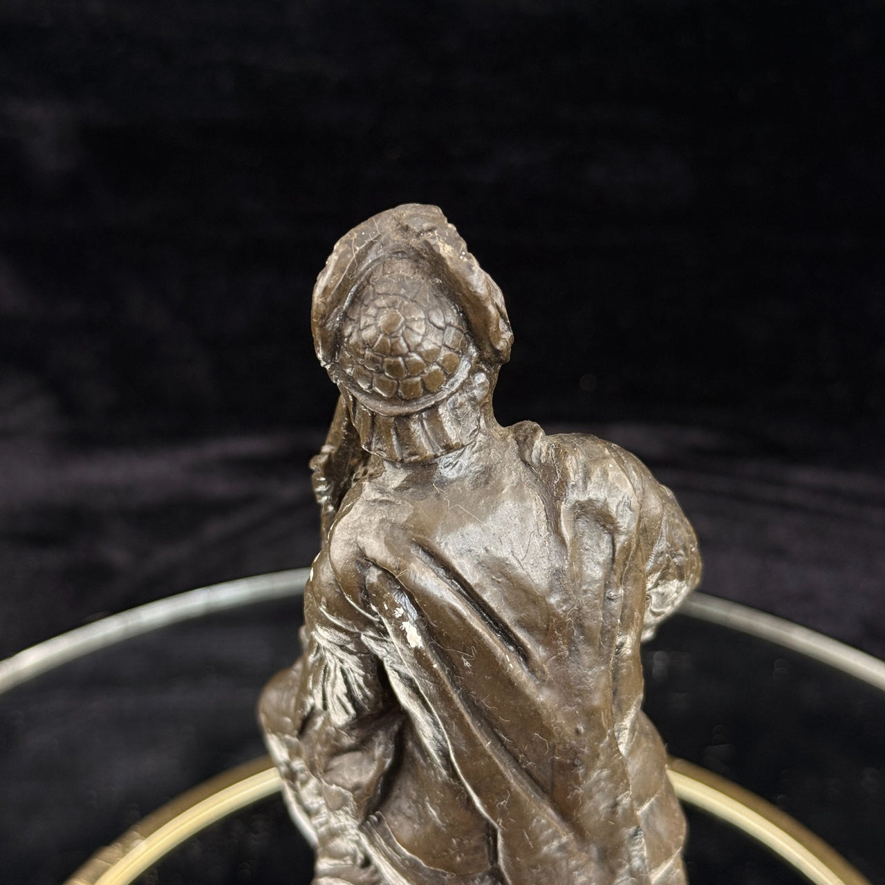 Bronze Lorenzo de Medici Figurine Sculpture Thinker Style 6" Renaissance Art.11