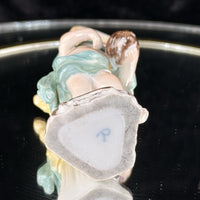 Thumbnail for Antique Figurine Porcelain China Collectable Figure Marked Glazed German Girl10