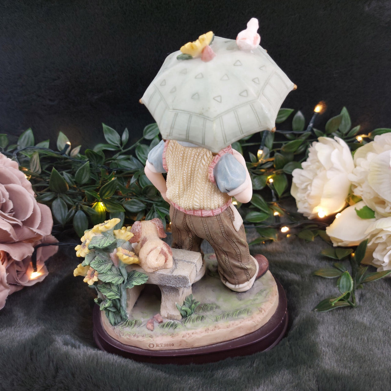 2000Juliana Boy Collection with Umbrella Figurine Porcelain United Kingdom.7