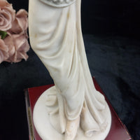 Thumbnail for Juliana Collection 15in Figurine, Tall Lady with Dog, large Resin Art Deco Beige12