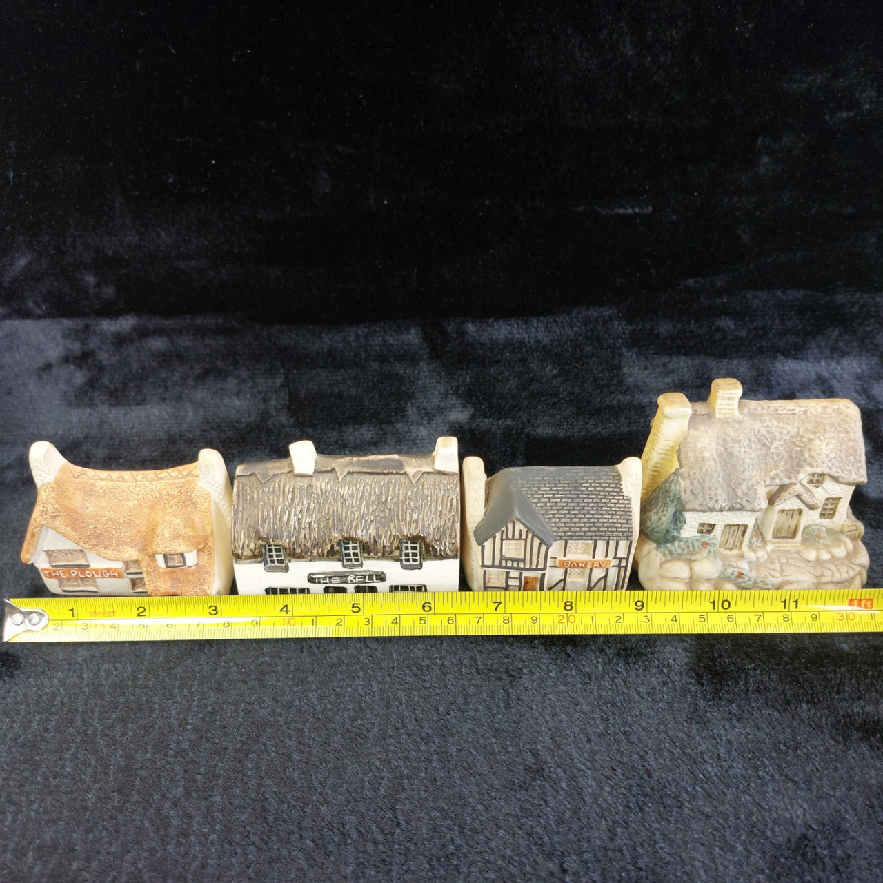 Miniature Bundle Pottery Cottage Tey Terra Crafts Set 4 Miniatures Britain 12