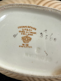 Thumbnail for Beautiful Antique Crown Devon Fieldings Teapot with Stand - 