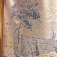 Thumbnail for Rare Framed Copper Etching Warkworth Castle NorthEast View  Artwork  24x17.5 cm7