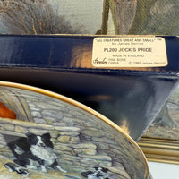 Thumbnail for Border Arts Fine Collie Collection Jock's Pride Plate & Two Figurines,box Resin.14