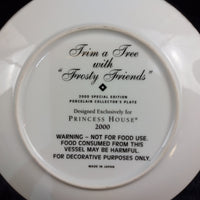 Thumbnail for Princess House Collector Plate 2000 tree with Frosty Friends Boxed xmas decor9