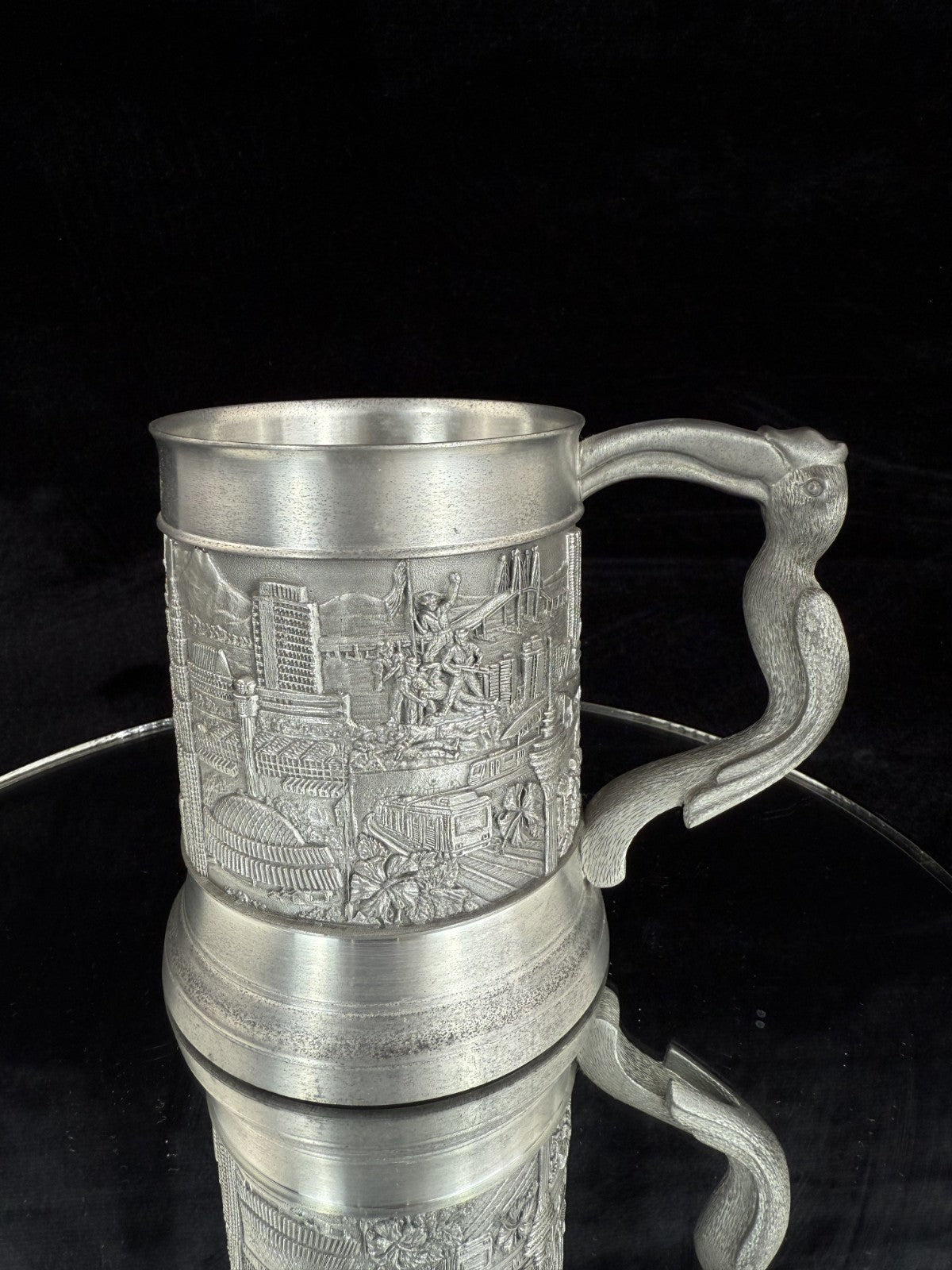 Royal Malaysian Selangor Landmarks Pewter Tankard / Mug with certificate Repro19