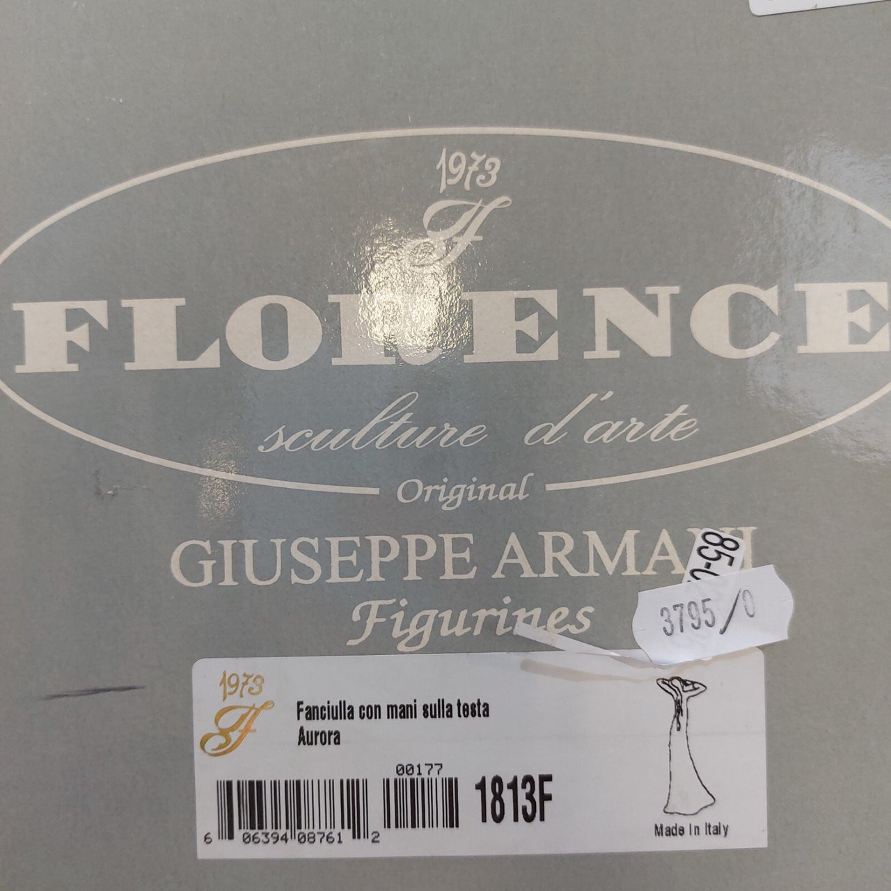 Giuseppe Armani Florence Aurora 1813F lady figurine 2003 Edition Box w certifica12