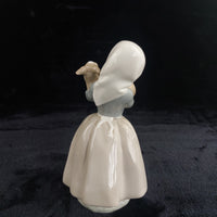 Thumbnail for Nao by Lladro Girl Figurine Spain Holding Lamb Animal Farm bookcase decor Lladró4