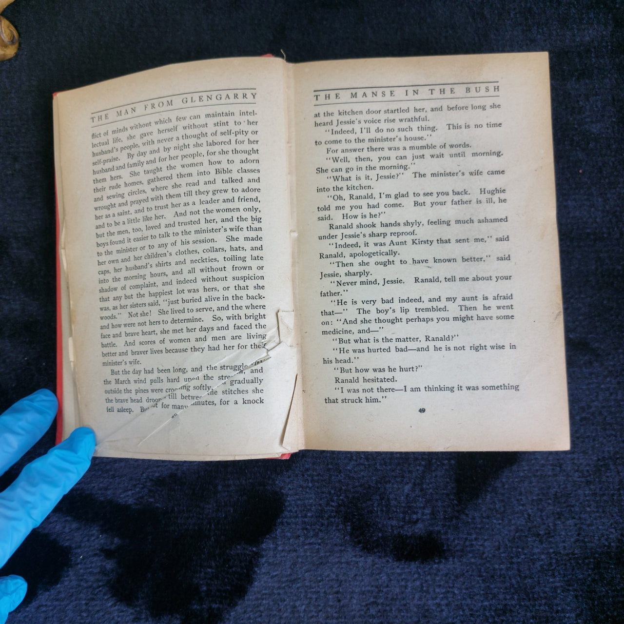 Ralph Connor 1901 Man From Glengarry – Canadian Literature Hardcover Classic8