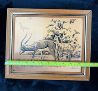 Thumbnail for VINTAGE Copper Etchings framed Animals Wild and Tynemouth Castle - A Perfect Set13