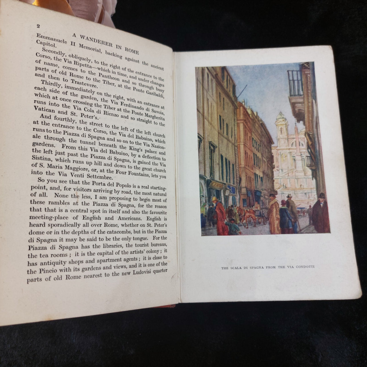 RARE 1936 Wanderer A in Rome by E.V. Lucas Ex-Library Methuen 4th Edition Fourth9