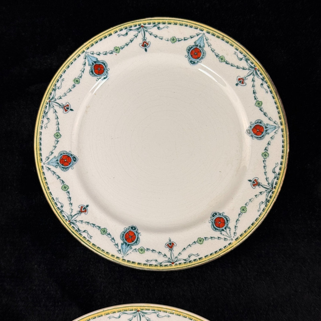 Antique/Vintage Devon Ware Plates (S. F. & Co.) - Pattern "Cecil" Figure England9