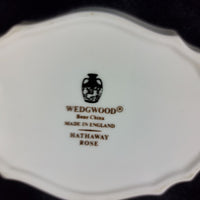 Thumbnail for Wedgwood Hathaway Rose Bone China Pin Dish - calloped Edge 4.5