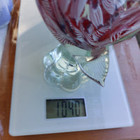 Thumbnail for Murano Rooster Glass Pink Filigrana Art Hand Blown 1kg 10
