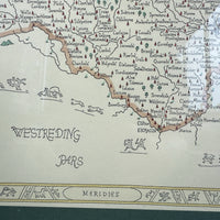 Thumbnail for Domesday England 1086 framed Map  Euruicscire Nortreding by Garnons Williams14