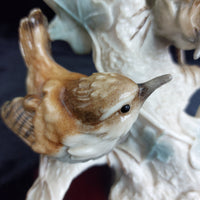 Thumbnail for G.Armani Twin Birds Figurine  Italian Capodimonte Porcelain Signed 6.5” gift10