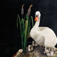 Thumbnail for Border Arts Fine First One In Swan & Cygnets Figurine 1997 Handmade Scotland dec20