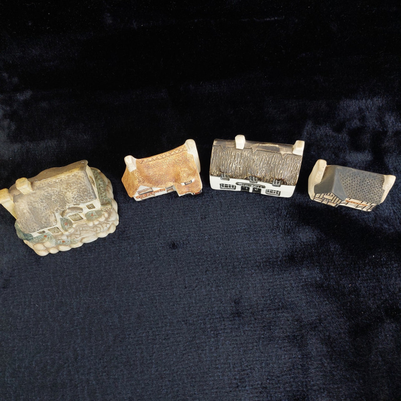 Miniature Bundle Pottery Cottage Tey Terra Crafts Set 4 Miniatures Britain 1