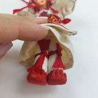 Thumbnail for Vintage European Eastern Folk Doll in Traditional Dress with Embroidered Details7