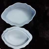 Thumbnail for Wedgwood Jasperware Blue Design Classical Cherub Oval Trinket Box – Vintage7