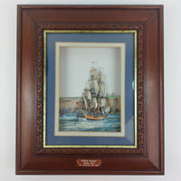 Thumbnail for Framed 3D Art H.M.B. Endeavour  Refit Handcrafted  Signed by Freeman Whitby7