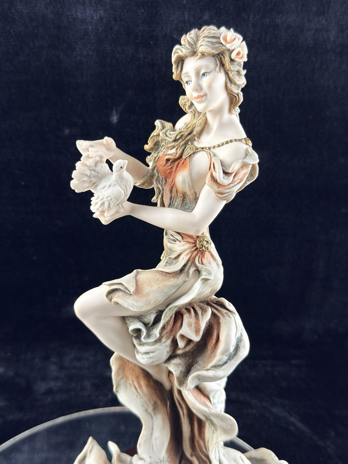 Giuseppe Armani Florence Summer Breeze Lady Figurine 14 In Italy Home Decor 19976