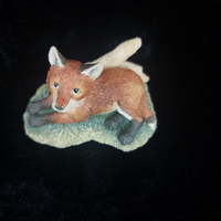 Thumbnail for 1989 Figurine Fox Wildlife Sculpture Handcrafted (Chipped Ear) Collectible 9