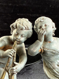 Thumbnail for Antique French Cherub / Putti Metal Figurines 