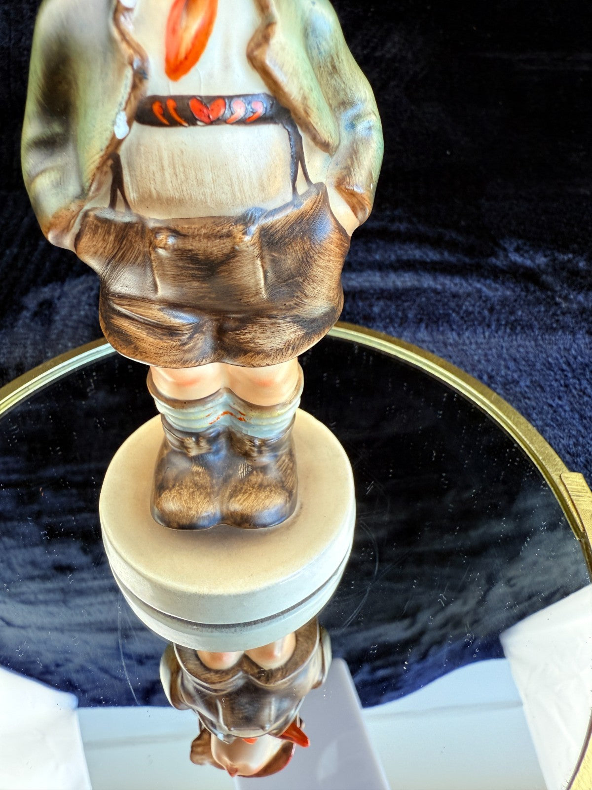 Vintage boy Hummel Figurine "West Germany" Mark collectable gift chipped Display5