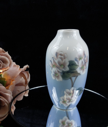 Royal Copenhagen Porcelain Vase 1965 , Collectable Gift, Luxury Denmark blue1