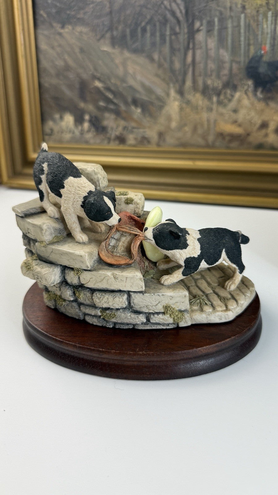 Border Arts Fine James Herriot "Tug o' War" Figurine JH61 - Signed by D. Walton15