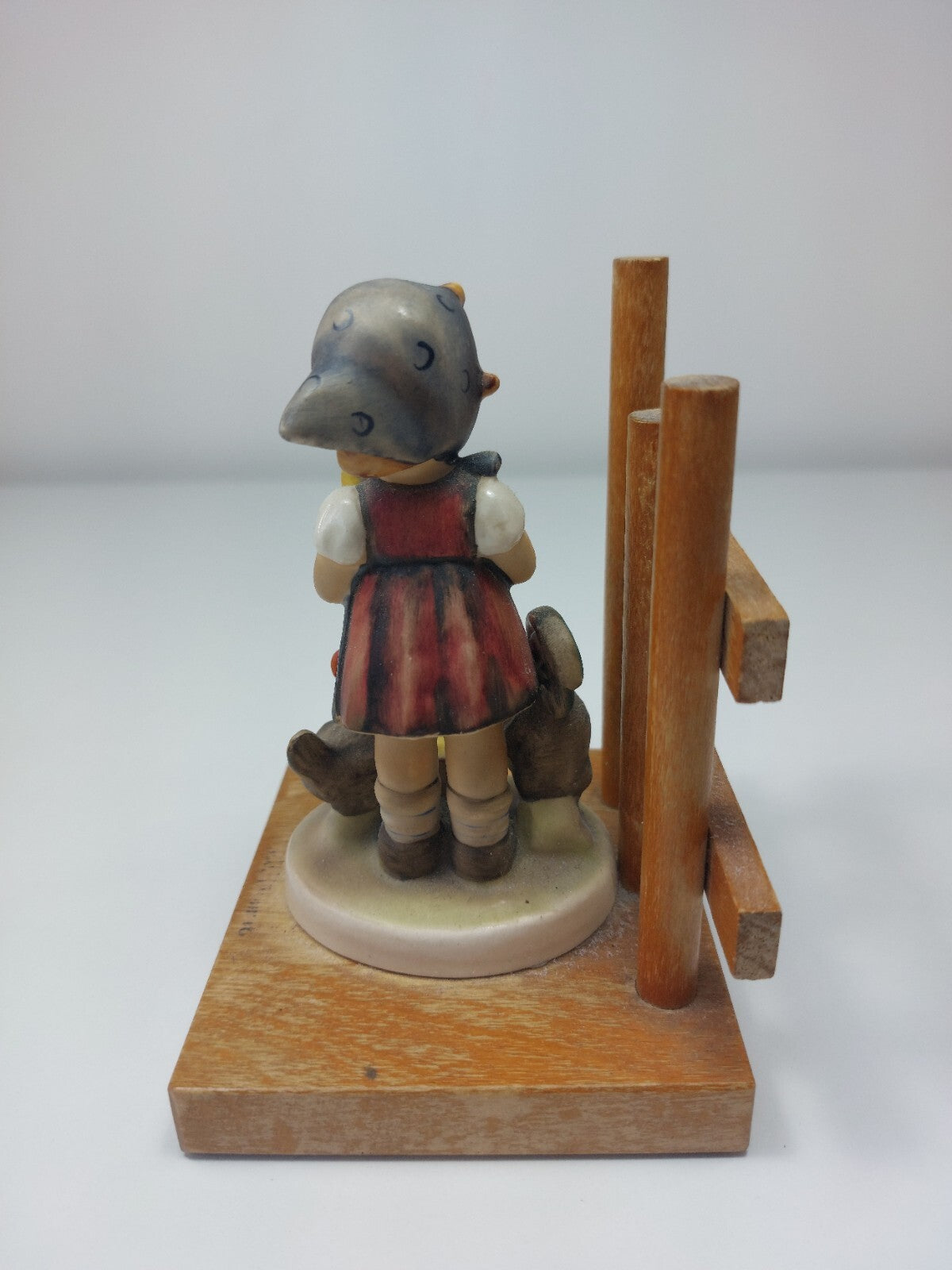 Goebel Hummel HUM 250 A&B Bookends Goat Herder & Feeding Time 1960s Figurine dec20
