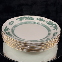 Thumbnail for Royal Cauldon Antique Green Dragon Plates x6 England Ironstone c.1900s. 10.5